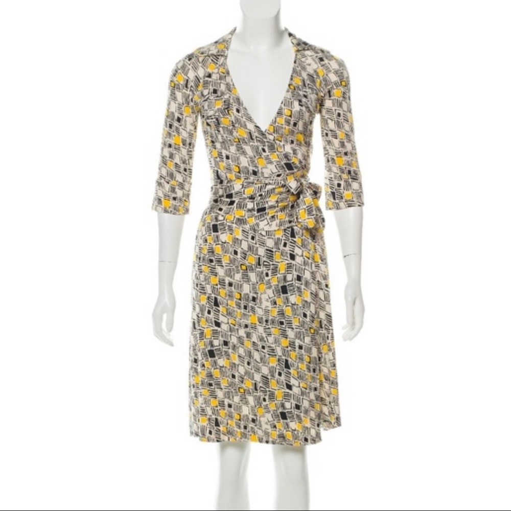 Diane Von Furstenberg “Denise” Silk Wrap Dress